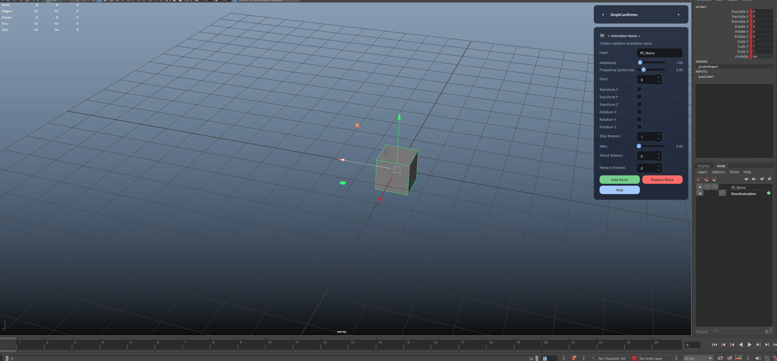 Add Noise demo