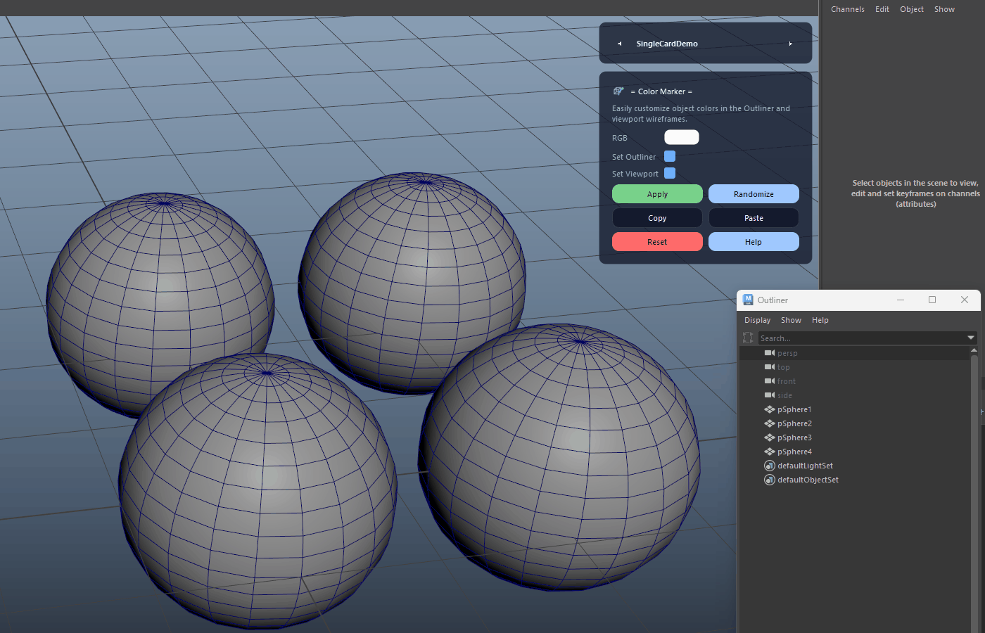 Randomize Colors demo