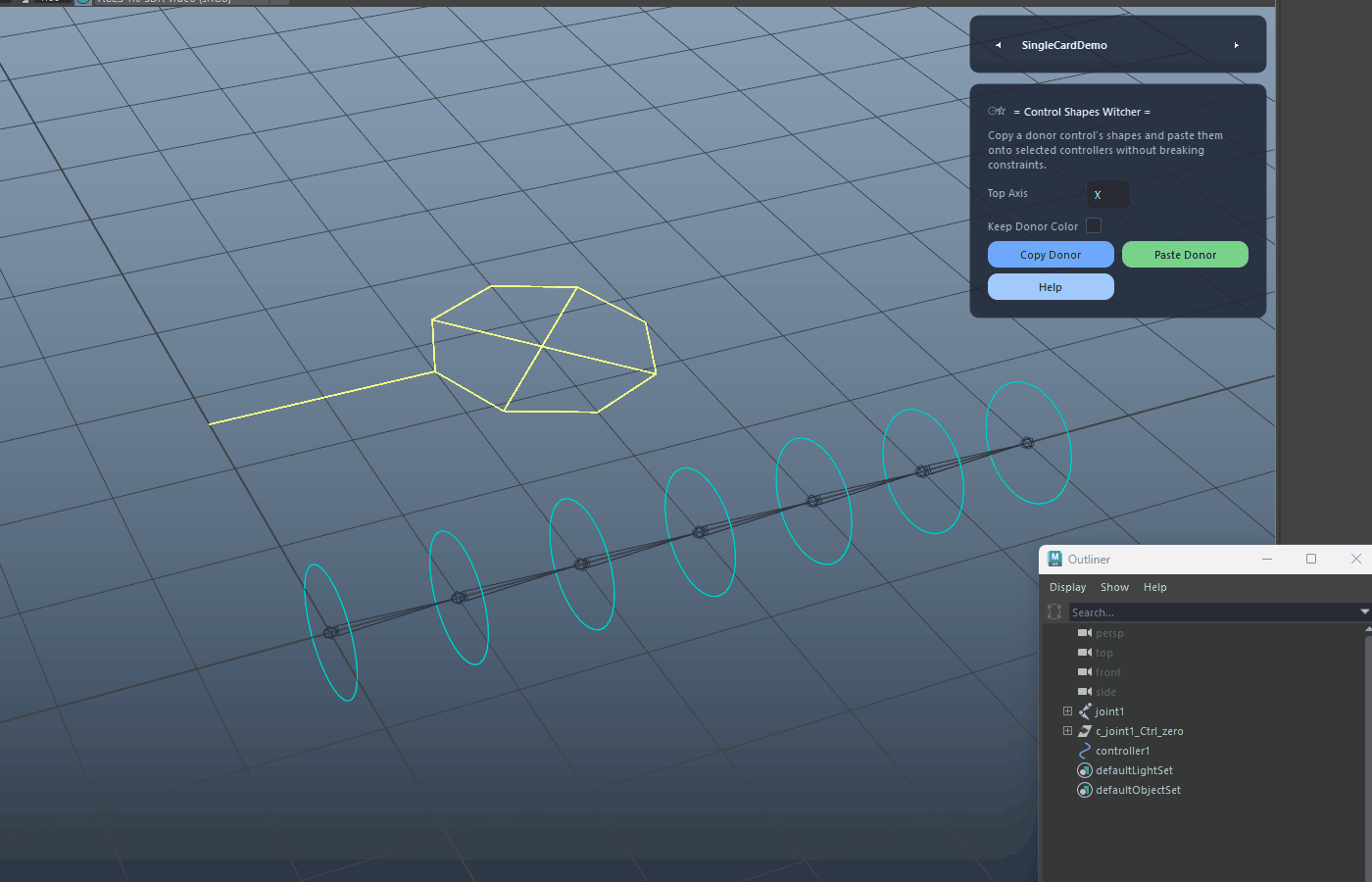 Copy Donor Shapes demo