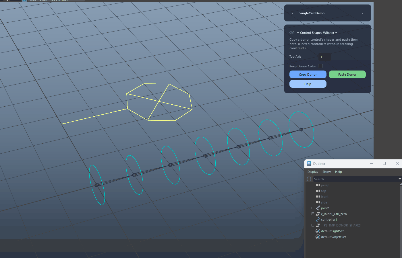 Paste Donor Shapes demo