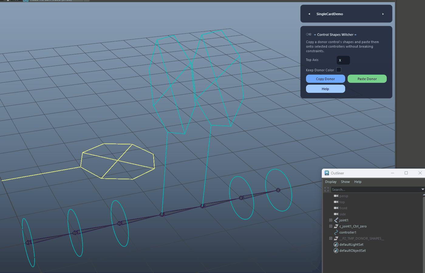 Top Axis Orientation demo