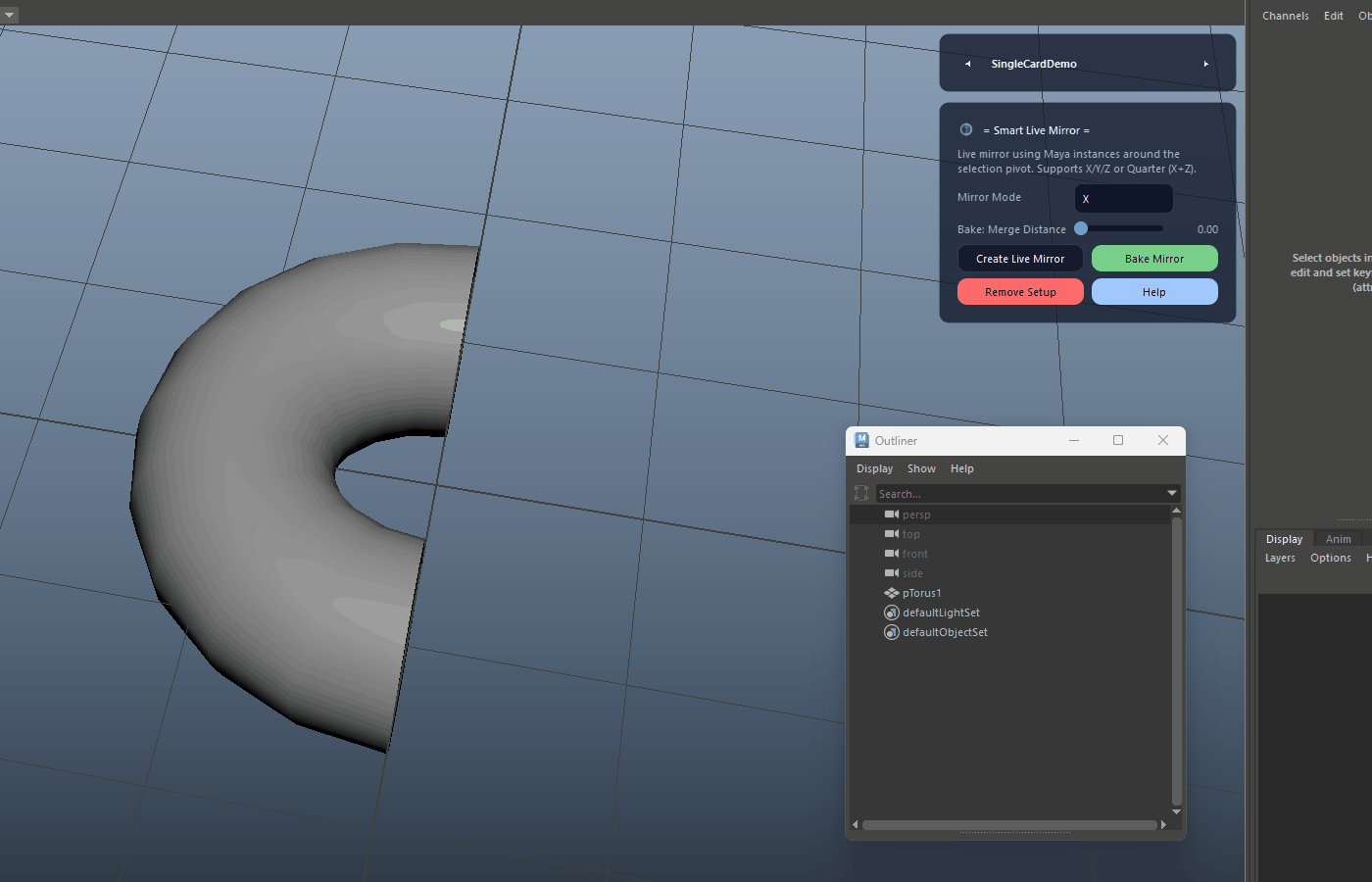 Instance-based Live Mirror demo