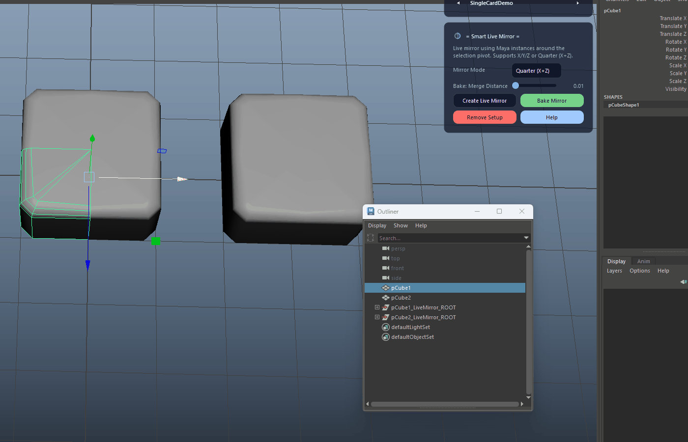 Bake Selected Sources Only demo