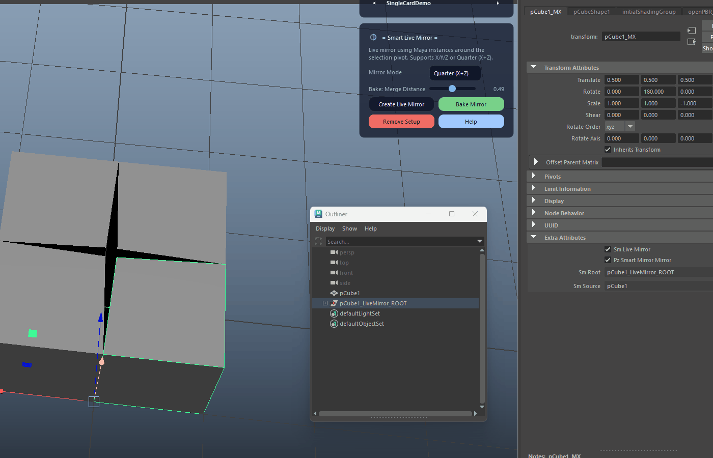 Flexible Selection Logic demo