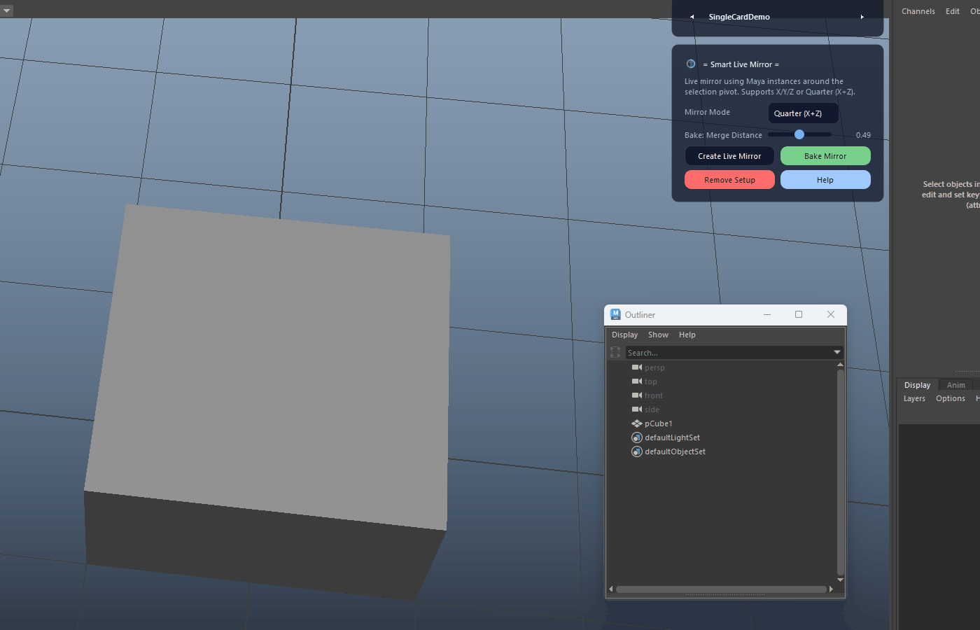 Undo-friendly Operations demo
