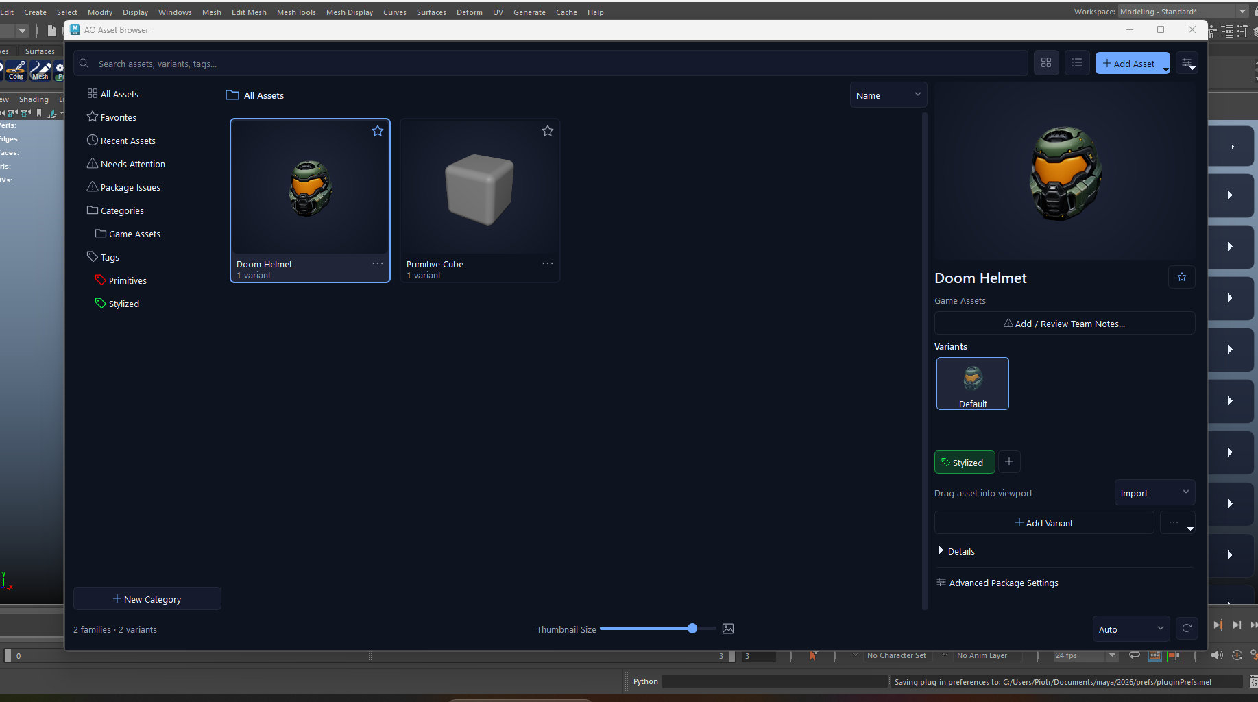 Maya Bundle Exchange documentation preview