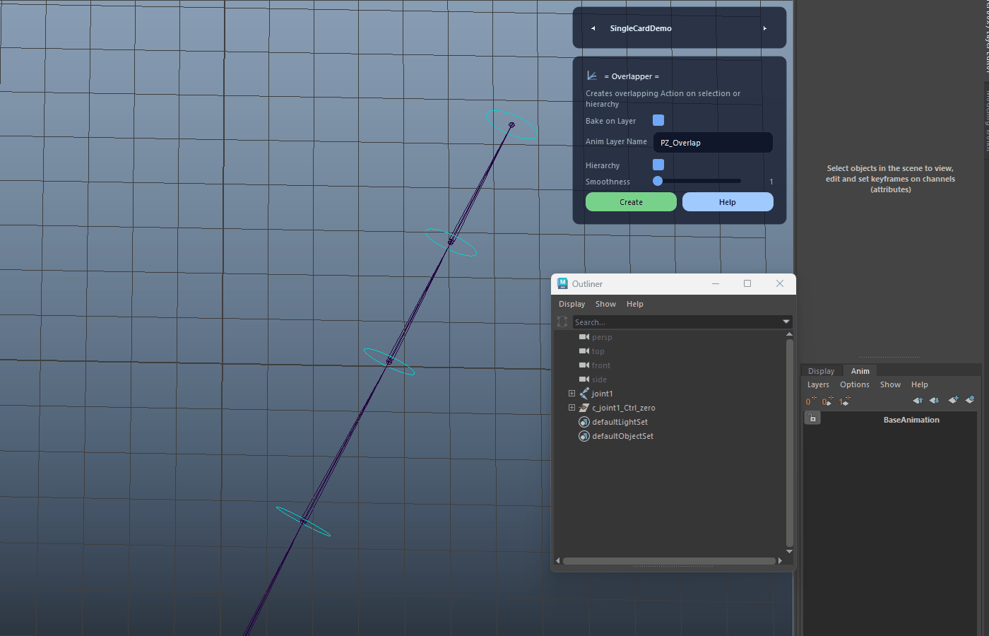 Custom Animation Layer Name demo