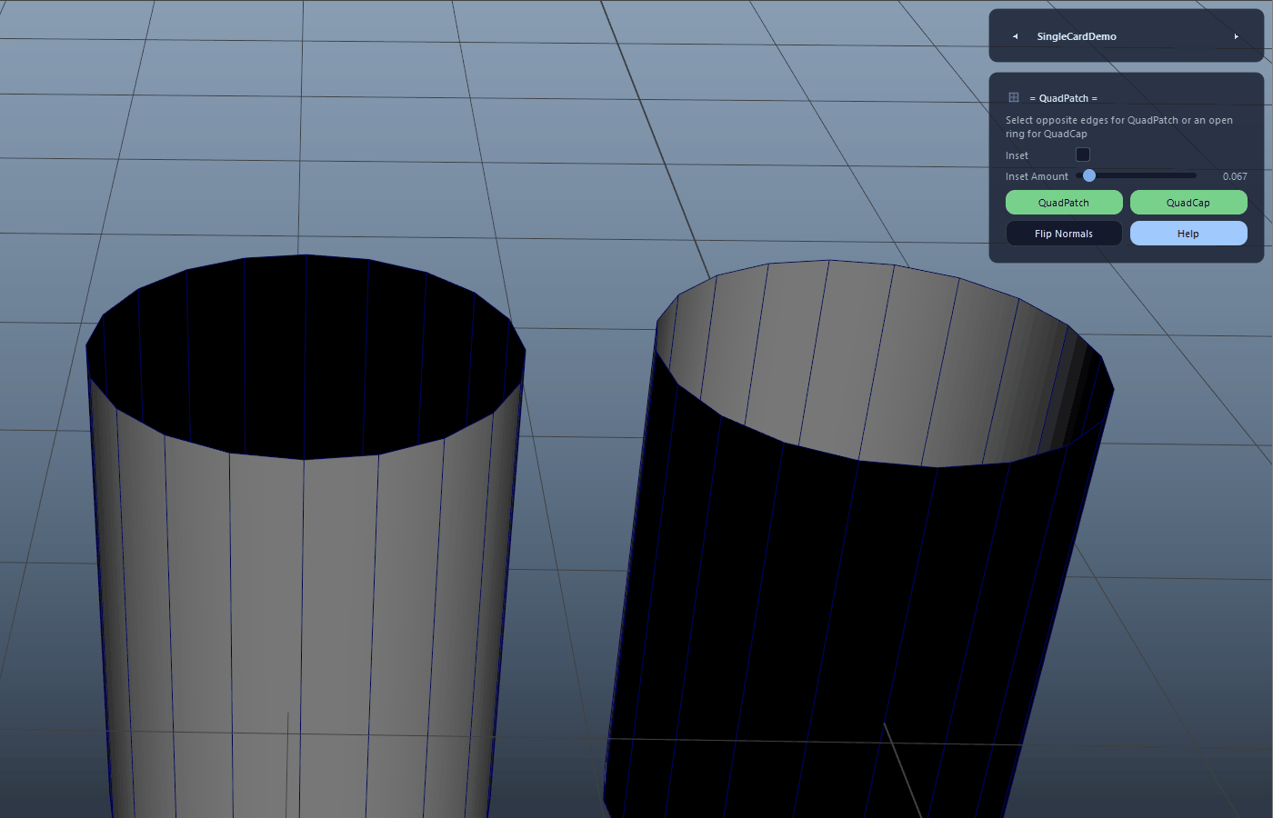 Automatic Normal Conform and Orientation Match demo