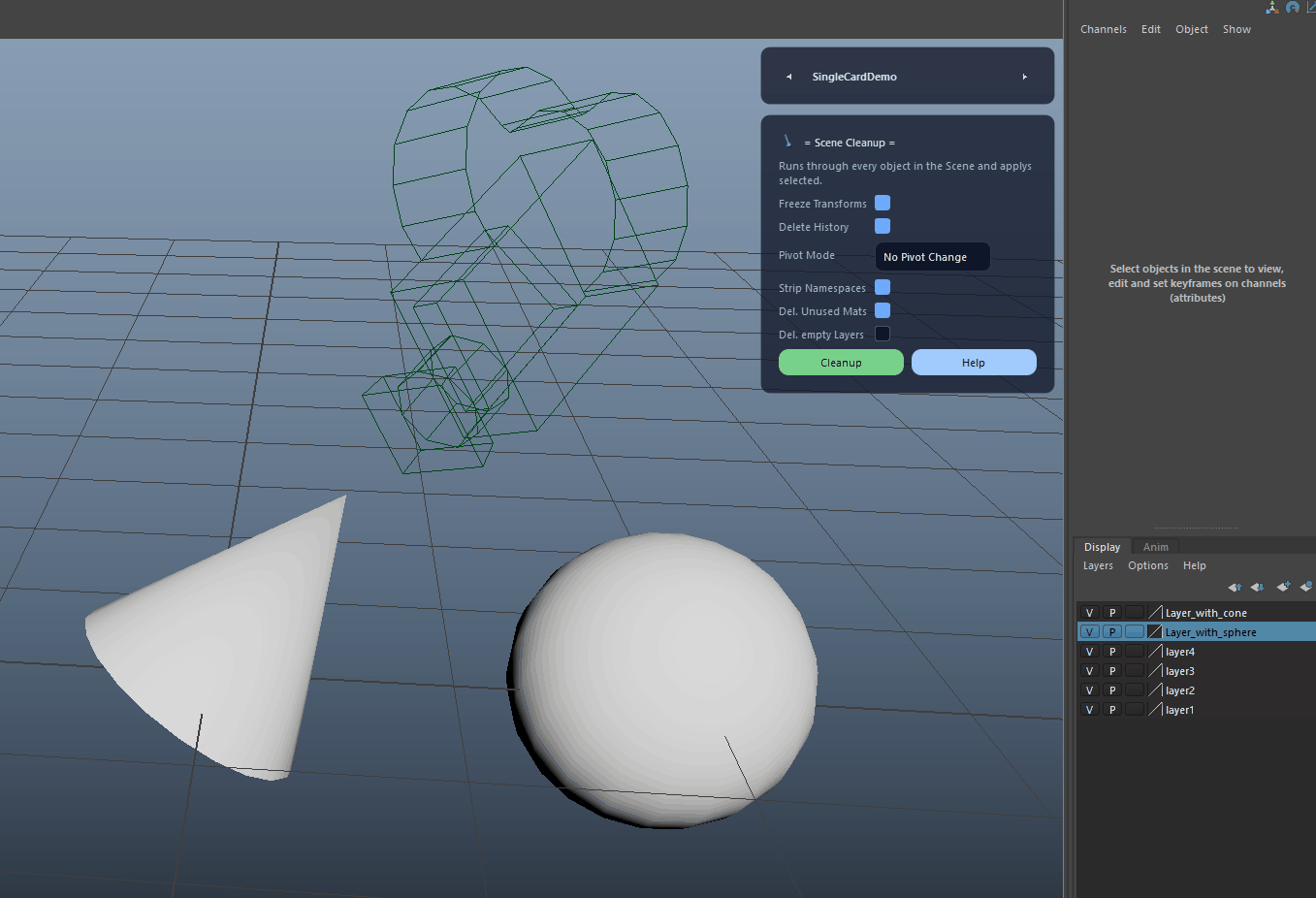 Delete Empty Display Layers demo