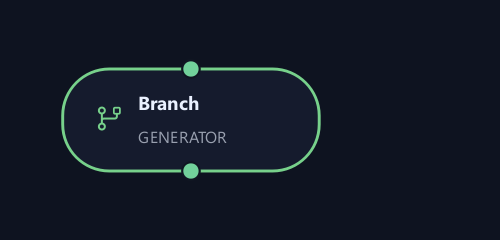 Branch graph node