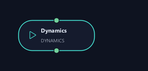 Dynamics graph node