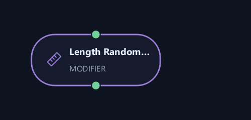 Length Randomize graph node