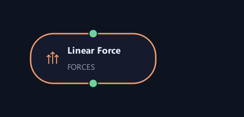 Linear Force graph node