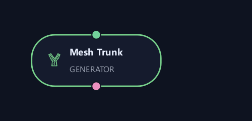 Mesh Trunk graph node