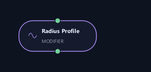 Radius Profile graph node