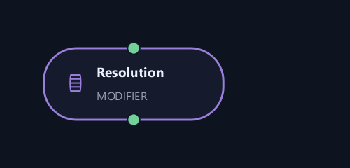 Resolution graph node